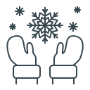 Christmas,First snow,Hands,Snow,Snowflake,Winter,Xmas